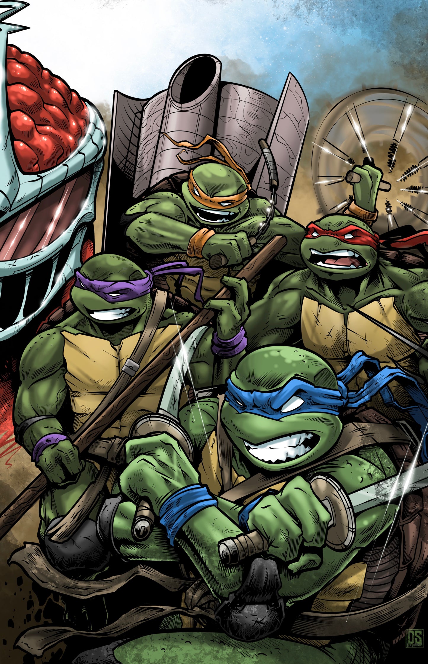 MMPR/TMNT III #1 CMV/Defshogun