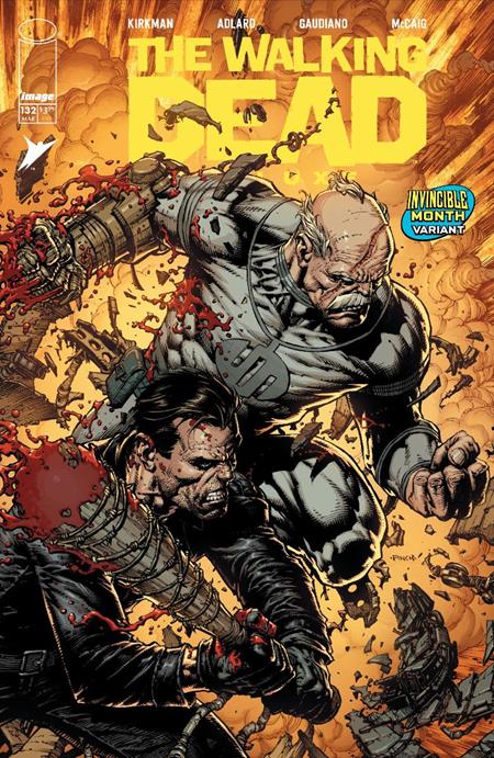 Walking Dead Deluxe #132 Cvr F Finch & McCaig Invincible Team Up Var (MR)
